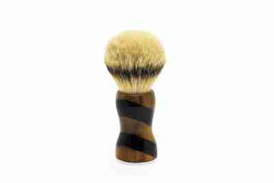 Pennelli da Barba 19 Pennello In Legno Striato made in Italy 14 Cm