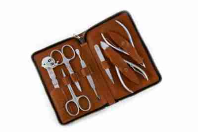 Manicure e Pedicure 1 Set Manicure Alpen Marrone 7pz