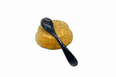 Posate 11 Cucchiaino Per Caviale In Corno Scuro