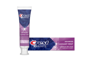 Igiene Orale 9 Crest 3D whitening Advanced Radiant Mint Originale